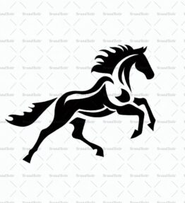 Galoppierendes Pferd